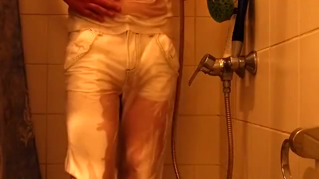 Quick shower stroke white garments