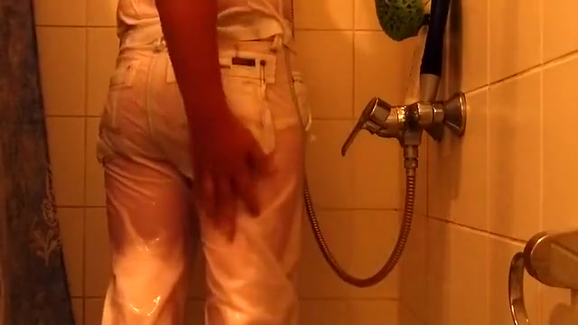 Quick shower stroke white garments