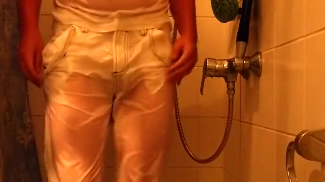 Quick shower stroke white garments