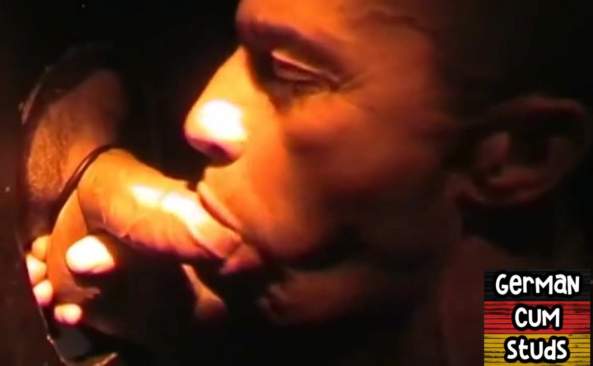 German amateur gay sucks gloryhole cock till facial