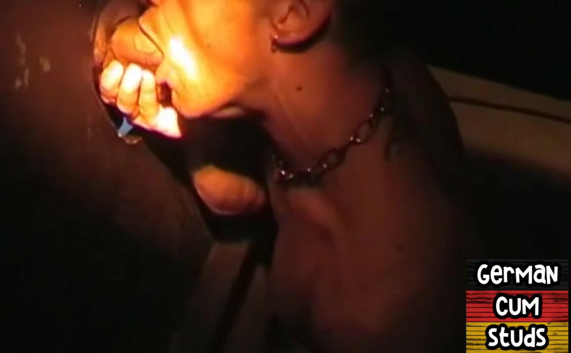 German amateur gay sucks gloryhole cock till facial