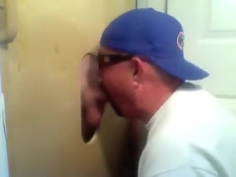 Gloryhole 1St Time Visitor Returns To Cum..
