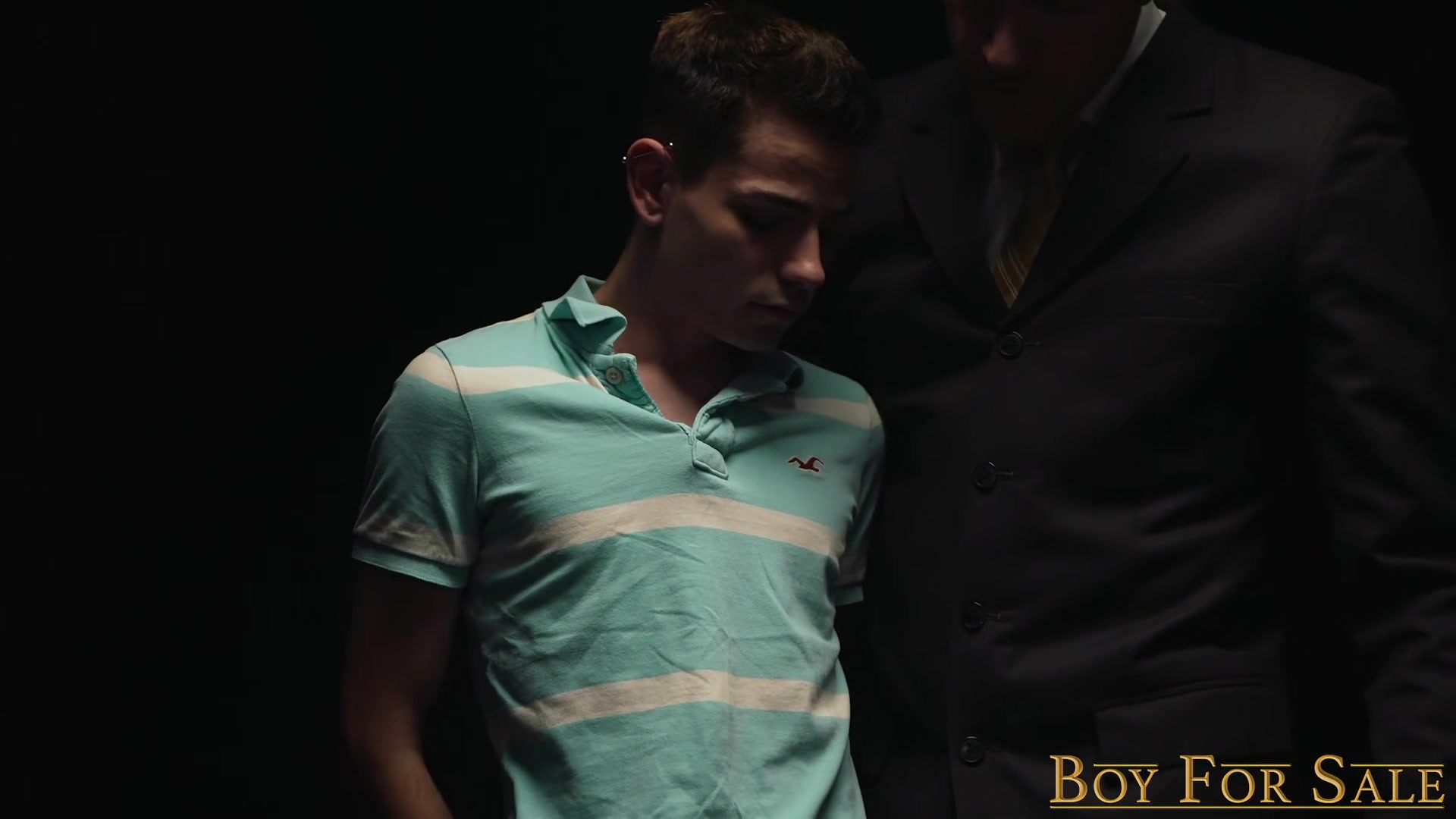 BoyForSale - Tall Step daddy dom strips and grooms twinks for slave auction
