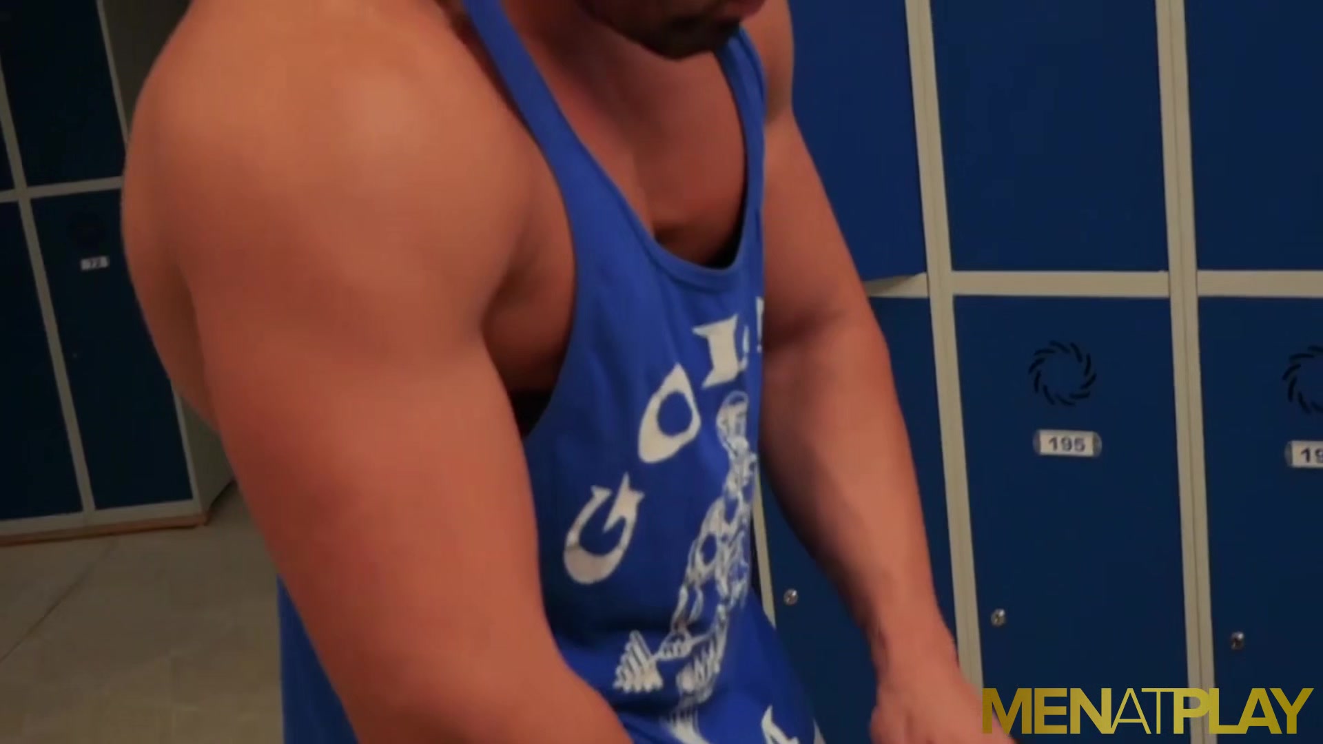 MENATPLAY Gabriel Lunna And Jean Franko Fuck In Lockeroom