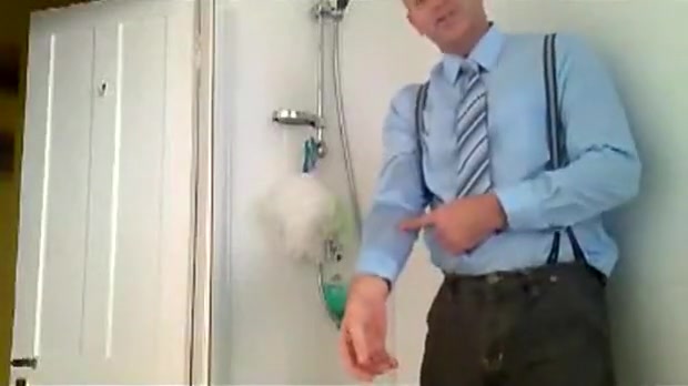 Juicy Dressed Shower Jack Off