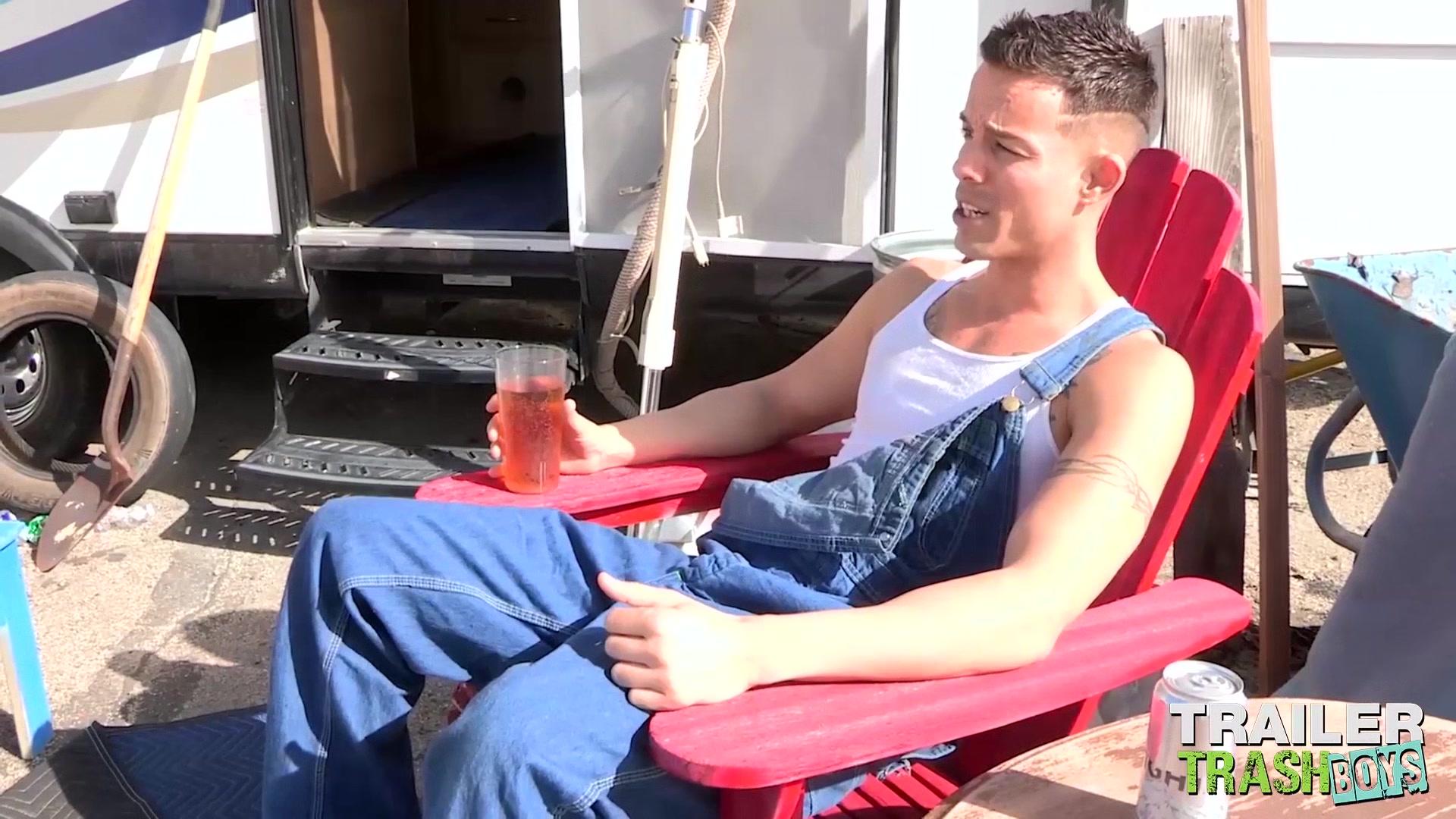 TRAILERTRASHBOYS Hunky Devin Franco Raw Fucked By Nic Sahara