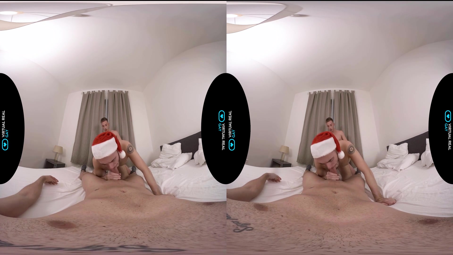 A very merry threesome - VirtualRealGay