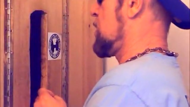 Gloryhole- 3 Large Hard Schlongs Share the Aperture ( two)