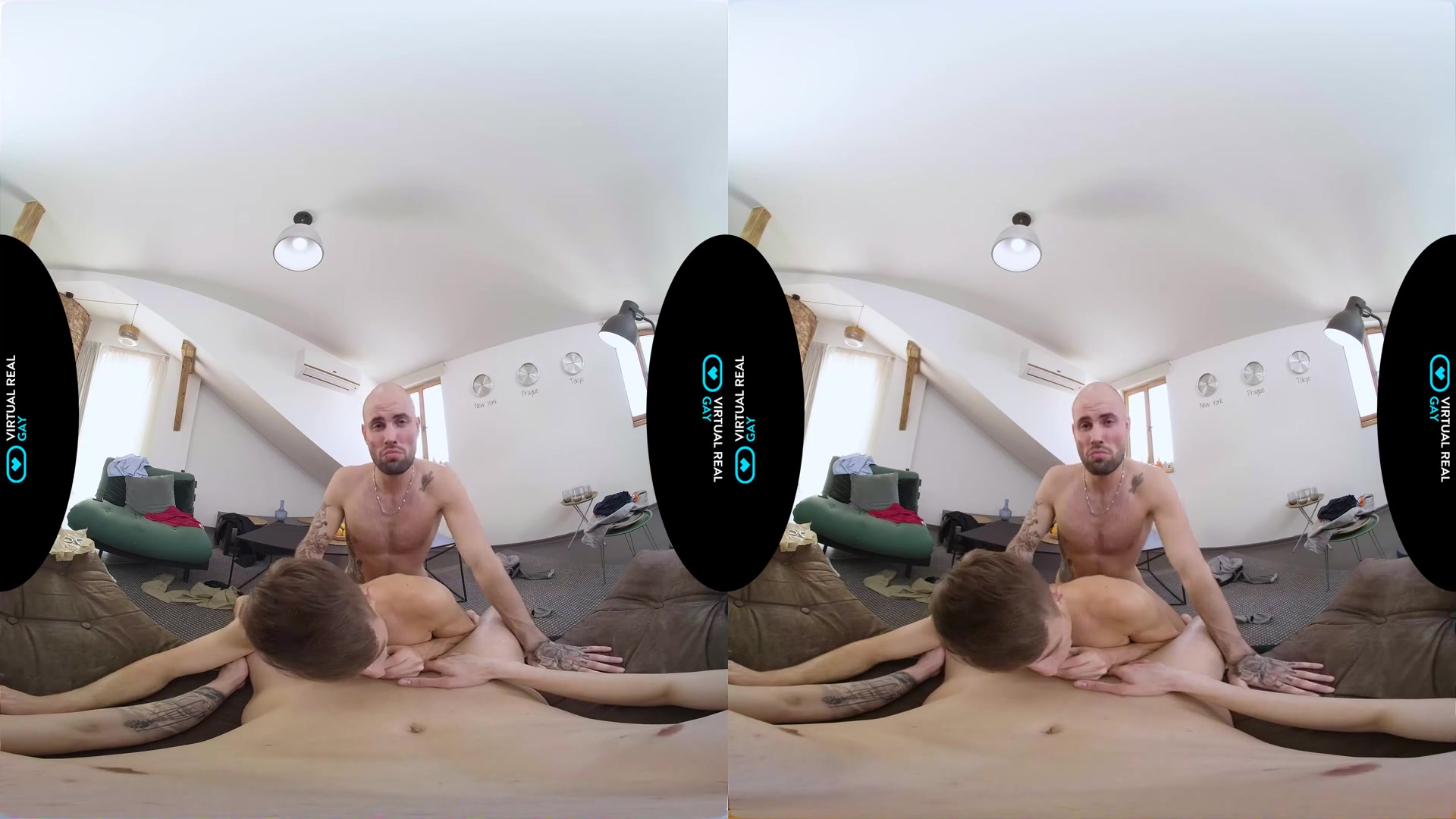 Getting Step daddy a Cock Ring - VirtualRealGay