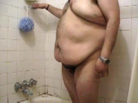 Taking shower