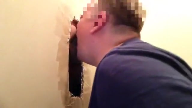 Gloryhole engulf overweight uncut Mexi knob