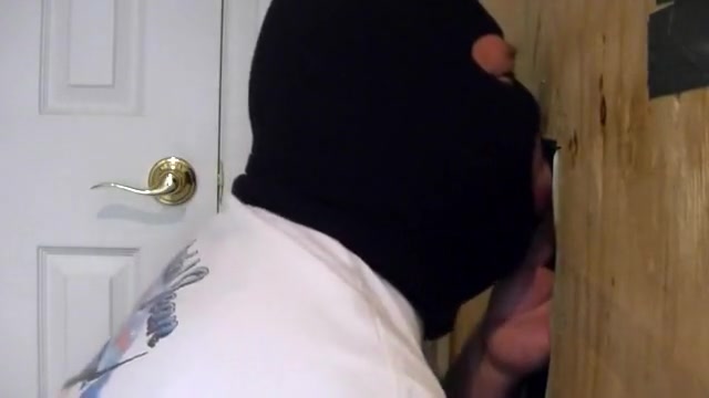 Gloryhole Tattoo guys cums Twice!!