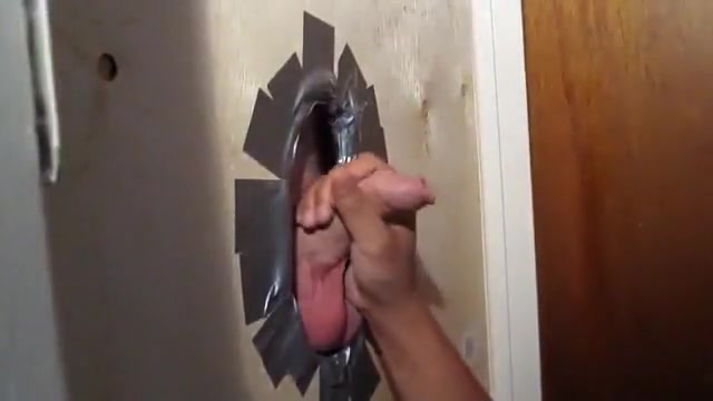 First visitor to my private gloryhole