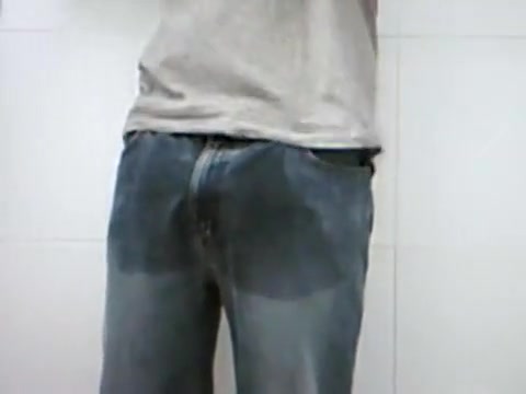 Juicy Jeans / Urinated Jeans And Dressed Shower No Boxers