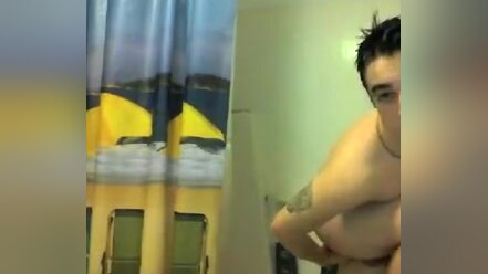 Shower on web camera