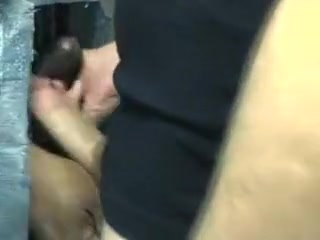 gloryhole suck uncut black cock