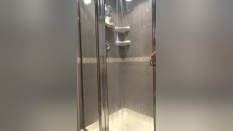 Taking a shower and a quick jerk off