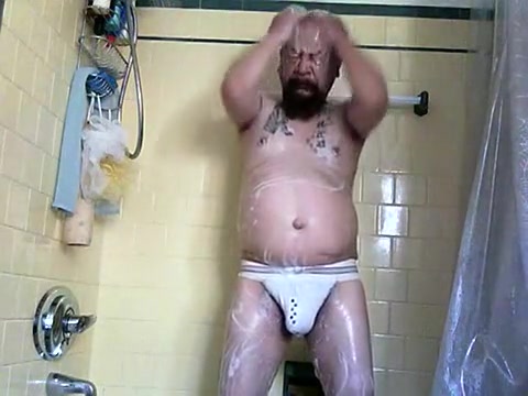 My first jerk off video in shower