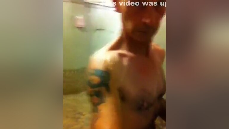 Showering again at the Gym Gang public locker room Shower