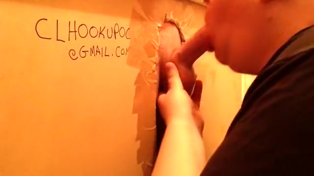 Hot ginger twink with a fat dick visits my gloryhole
