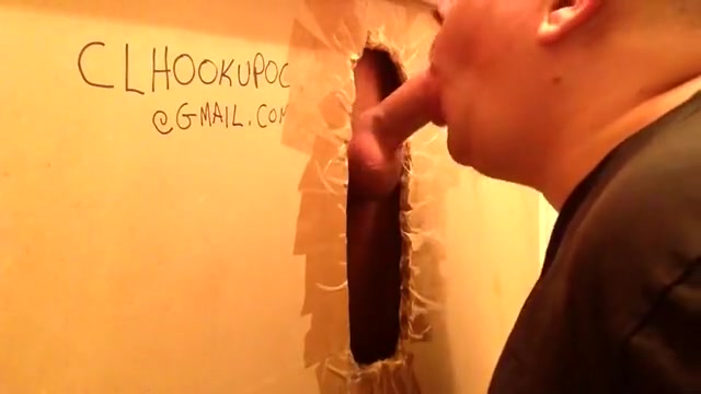 Hot ginger twink with a fat dick visits my gloryhole