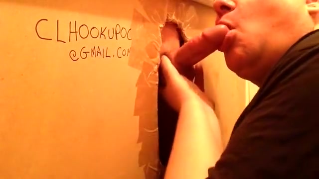 Hot ginger twink with a fat dick visits my gloryhole