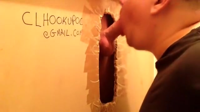 Hot ginger twink with a fat dick visits my gloryhole