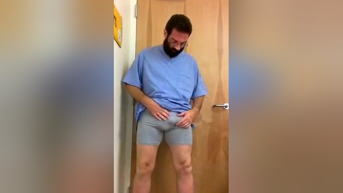 The Doctor gets nude