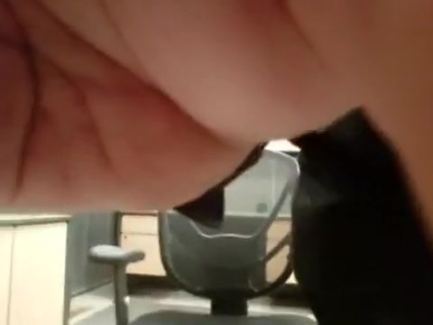 Hot Step dad jerks a the office