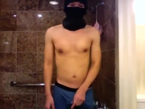 Horny teen 18+ boy in school showers