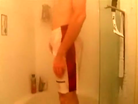 Showering in shorts