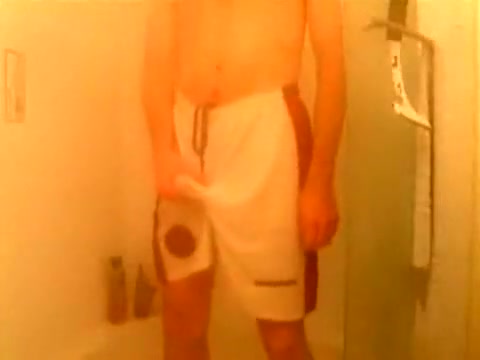 Showering in shorts