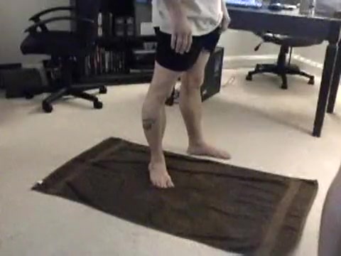 Playing in our office
