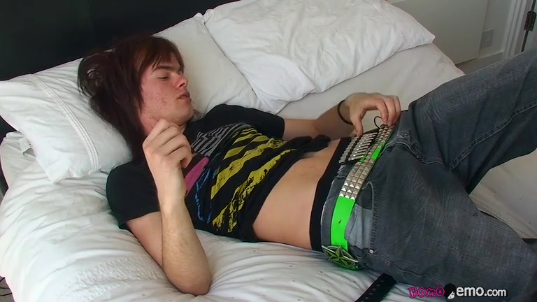 Emo Twink Kristian Strokes His Thick 8 Inches - Kristian James