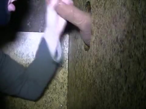 Rather Huge Gloryhole Cock Appears
