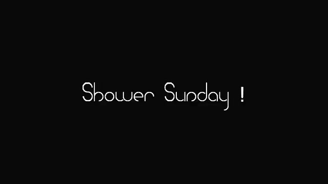 Shower sunday