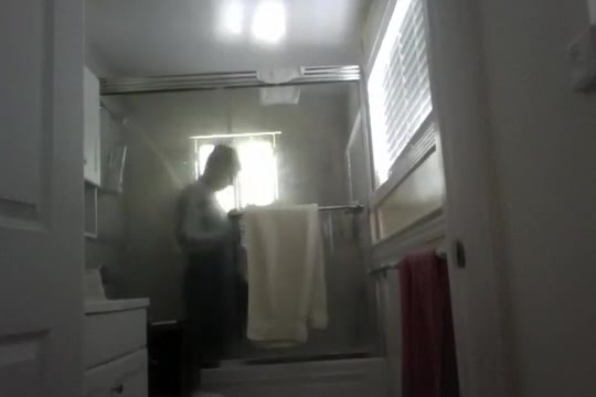 Me dressing in soccer gear with shower