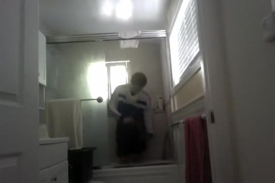 Me dressing in soccer gear with shower