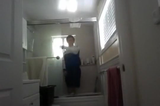 Me dressing in soccer gear with shower