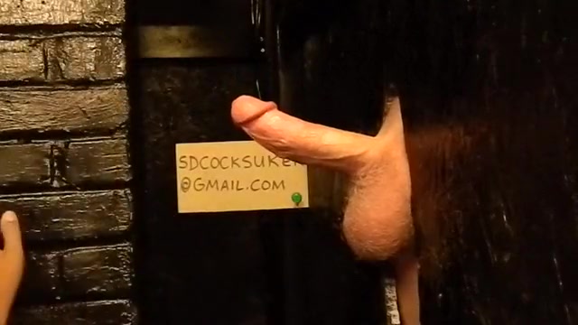 TALL GOLDEN-HAIRED 1ST VISIT TO GLORYHOLE