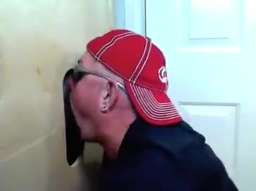 Gloryhole Buddy Cums Back To Feed