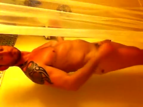 JmuscleGuy JO in his shower
