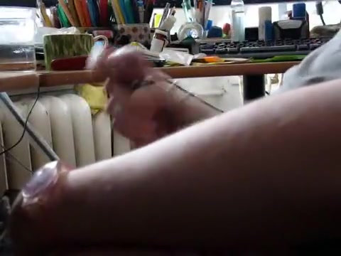 Jerk off in office