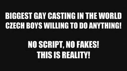 Czech Homo Casting