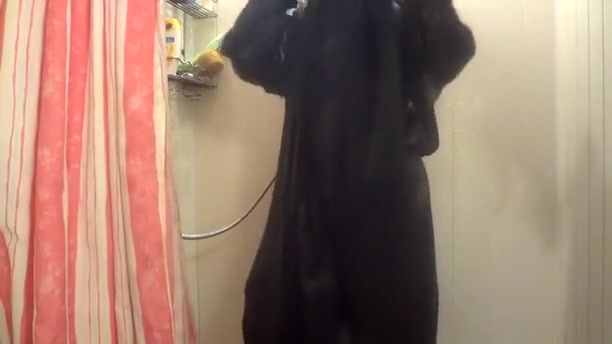 Suits in shower 1