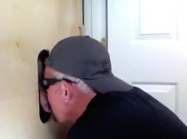 Gloryhole Professor Cums To Feed