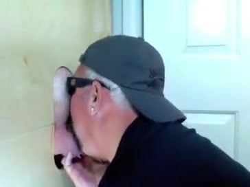 Gloryhole Professor Cums To Feed
