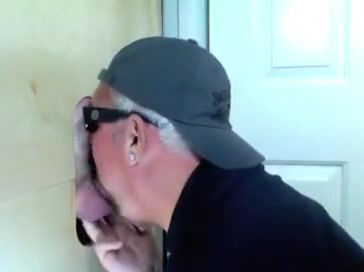 Gloryhole Professor Cums To Feed