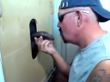 Gloryhole 1St Time Chocolate Cums For One As Well As The Other HOles