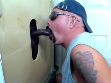 Gloryhole 1St Time Chocolate Cums For One As Well As The Other HOles